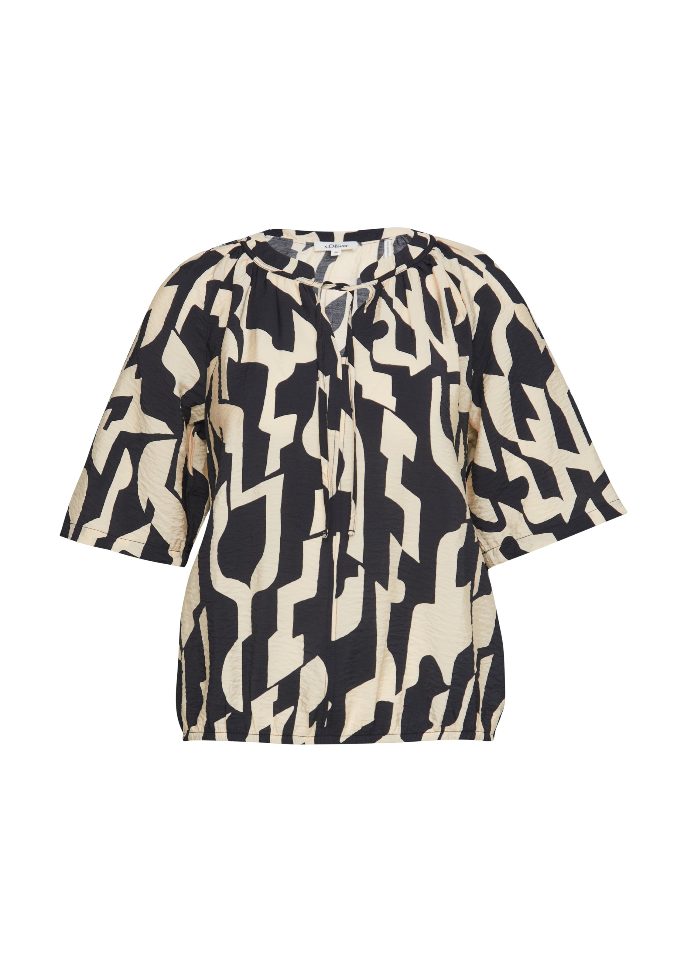 s.Oliver - Blusa em preto: frente