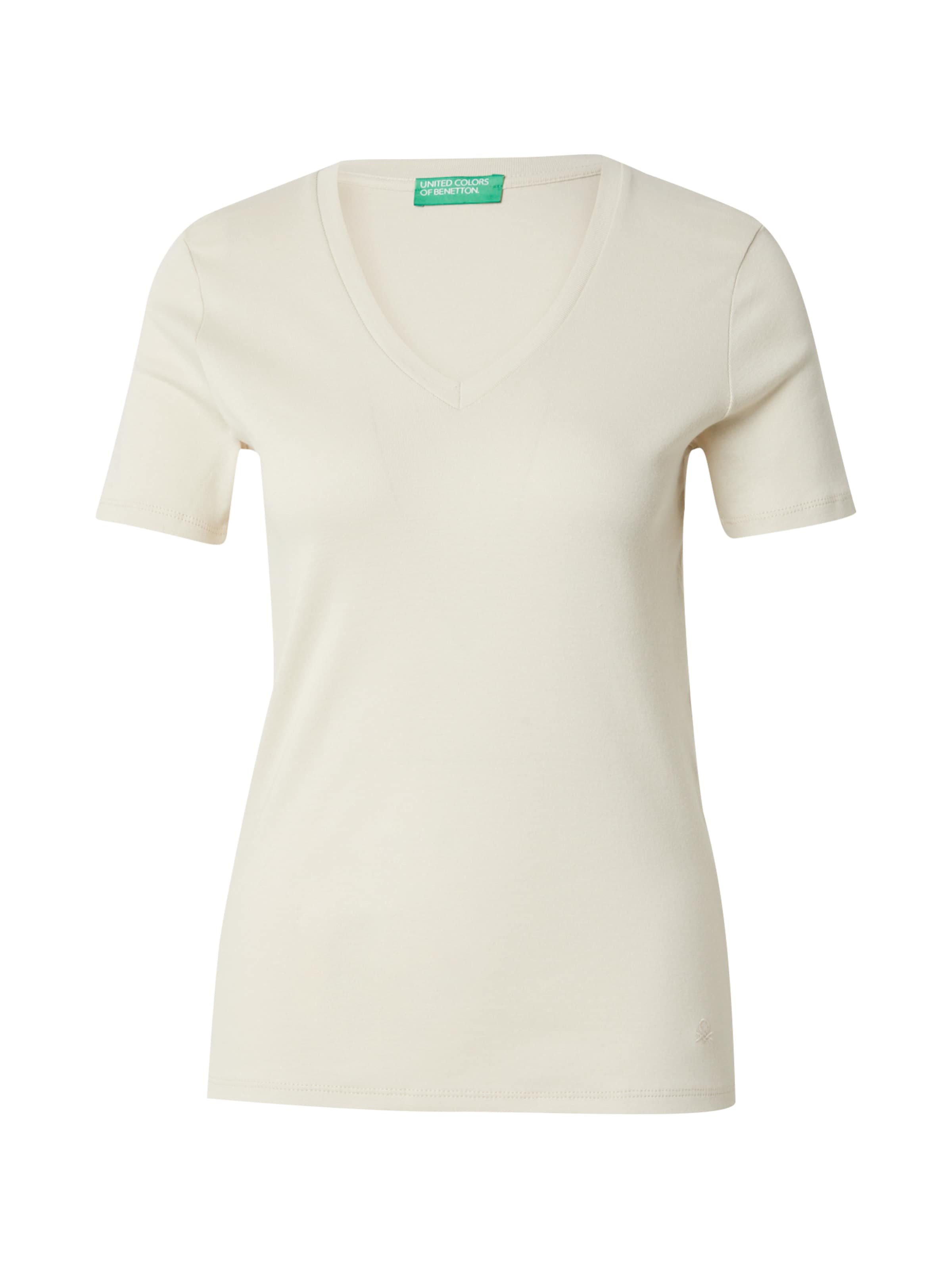 UNITED COLORS OF BENETTON T-shirt i beige: framsida