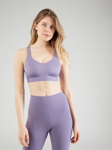 NIKE Bustier Sport-BH 'INDY' in Lila