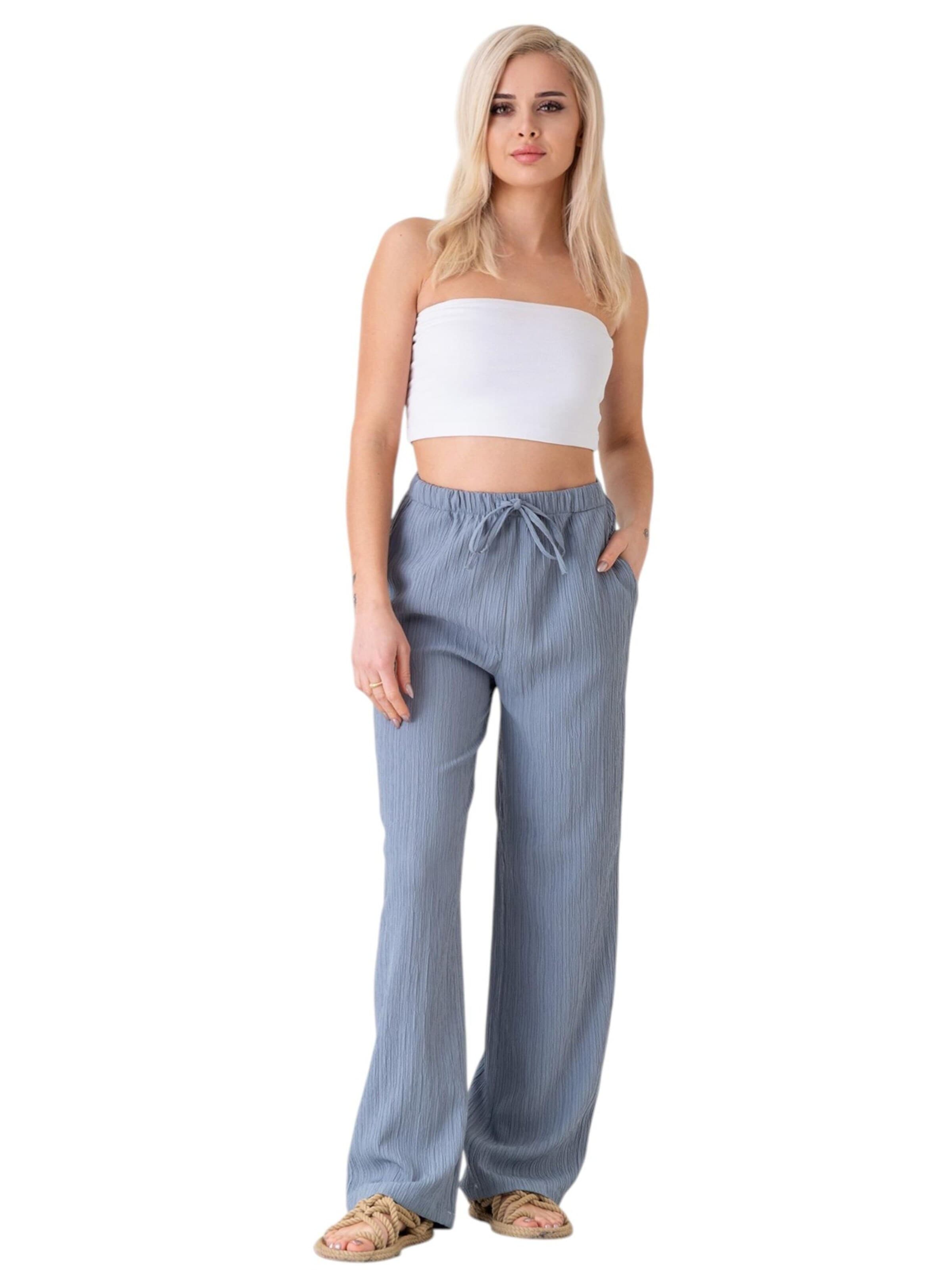 fashionshowcase - Loosefit Pantalón 'ALARA' en gris: frente