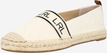 Espadrilles 'CAYLEE' Lauren Ralph Lauren en beige : devant