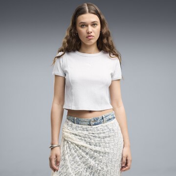 PUMA Shirt 'Essentials' in White: front