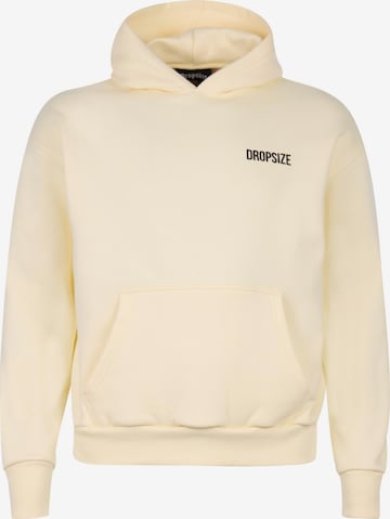 Sweat-shirt Dropsize en jaune : devant