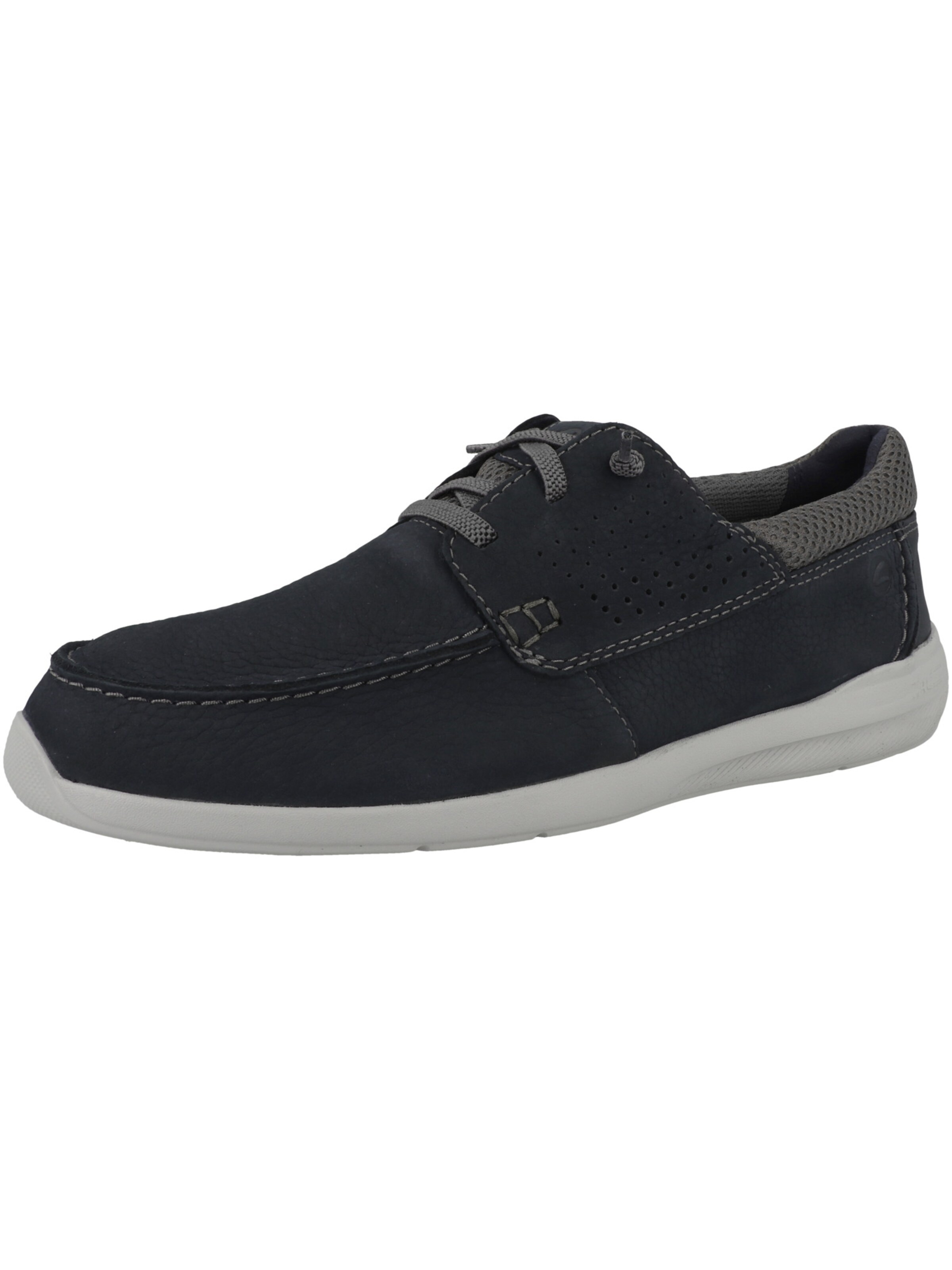CLARKS Sneaker 'Gorwin Moc' in Blau: Vorderseite