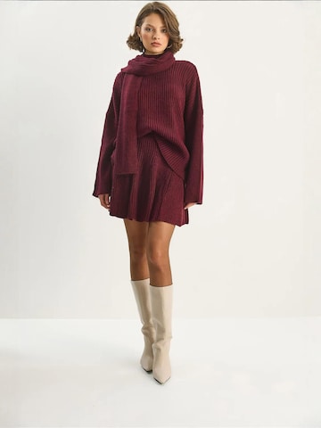 Costume Bianco Lucci en rouge