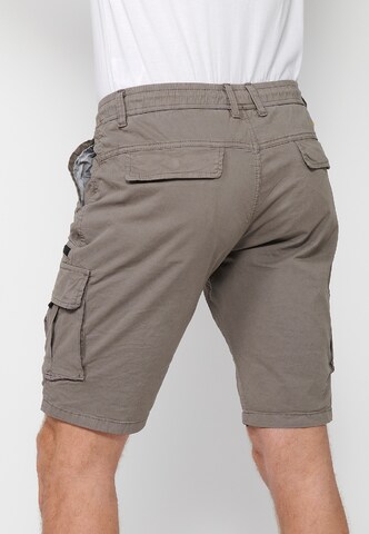 Regular Pantalon cargo KOROSHI en gris