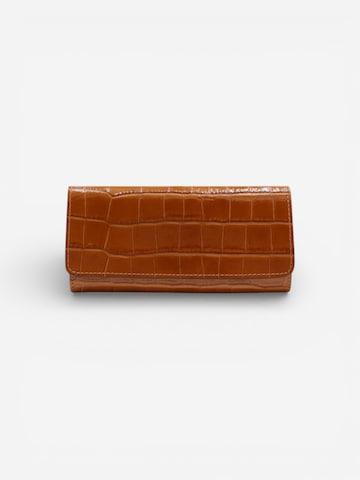Cheval Firenze Wallet 'COSMO CROC' in Beige: front