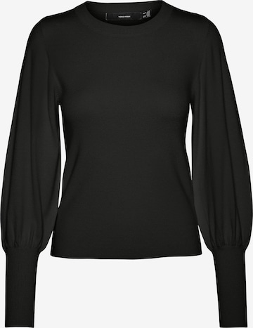 VERO MODA Sweater 'HOLLY KARIS' in Black: front