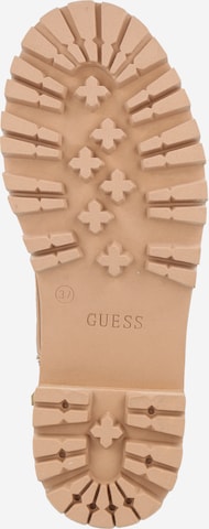 GUESS Lace-up bootie 'Badae' in Beige