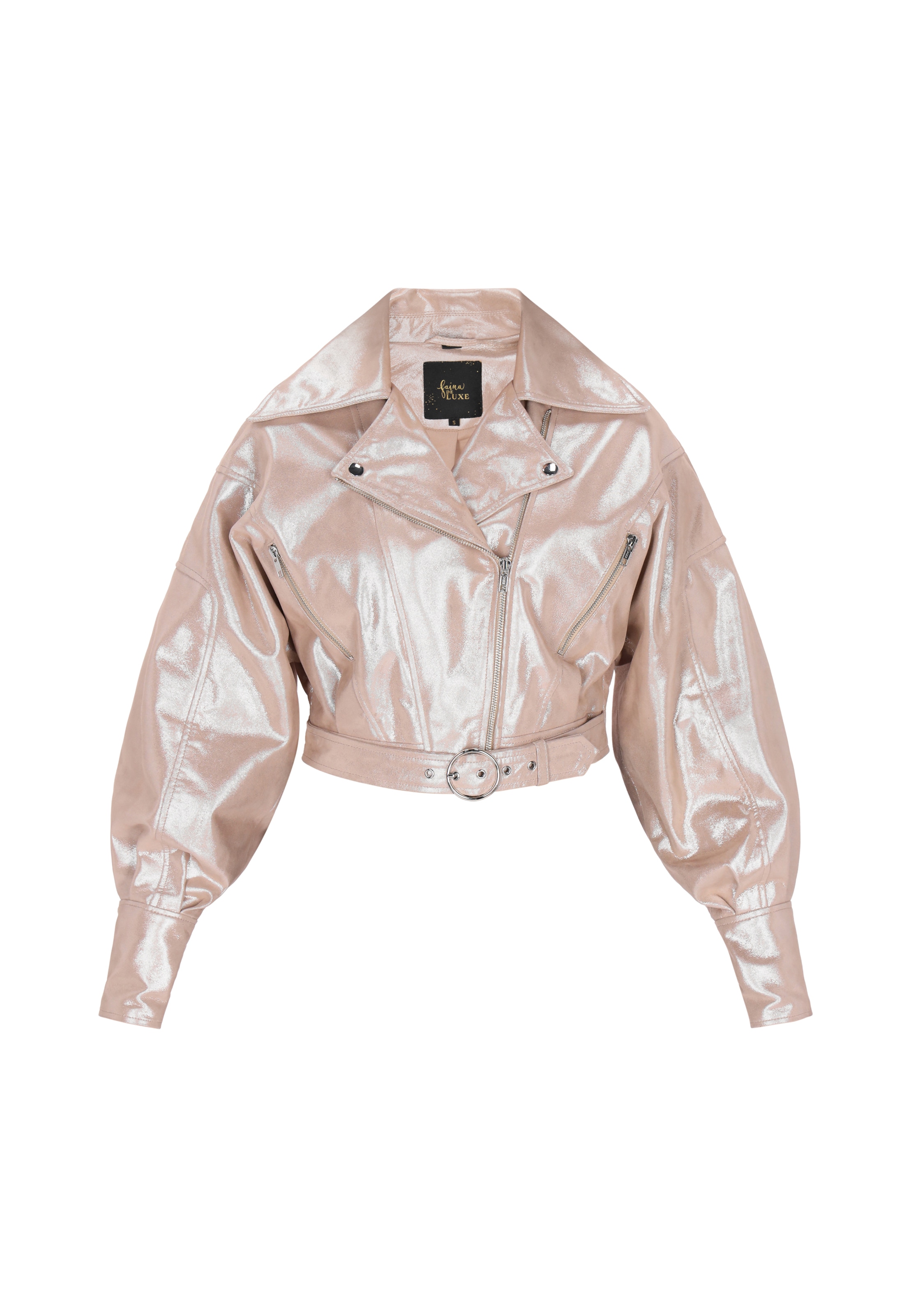 Giacca di mezza stagione faina di colore beige, Visualizzazione prodotti