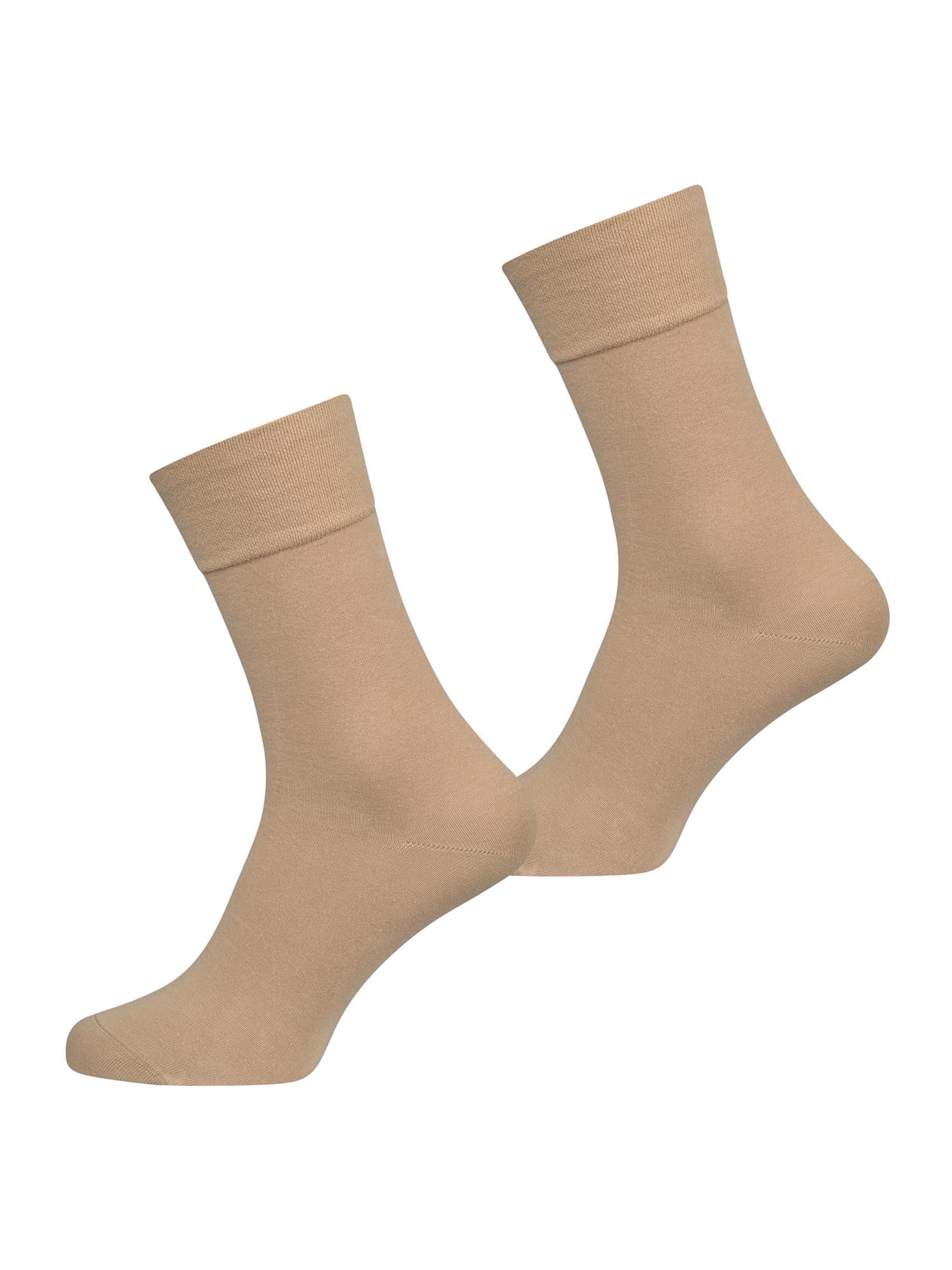 Nur Die Socken in Beige: Vorderseite