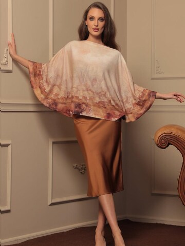JIORO Tunic 'ANCIENT TOWN' in Beige