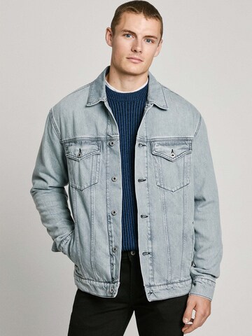 Pepe Jeans Tussenjas in Blauw: voorkant