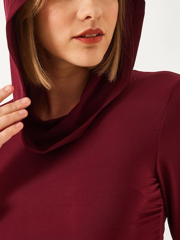 T-shirt Bianco Lucci en rouge