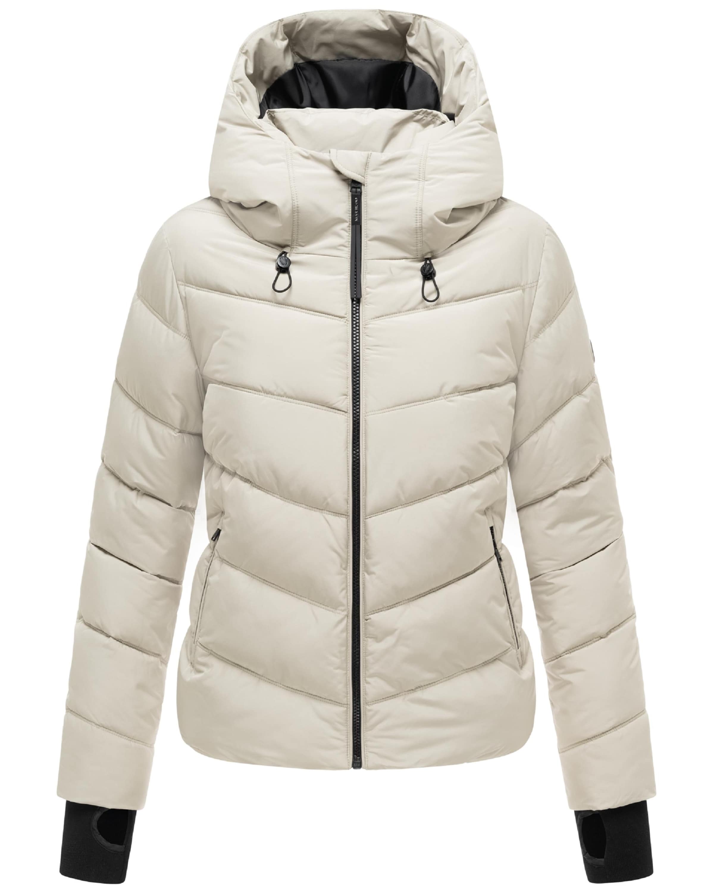 Veste d’hiver MARIKOO en gris : devant