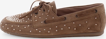 Kennel & Schmenger Moccasin 'Drop' in Brown: front