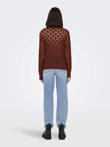 Pull-over 'LETTY' JDY en marron