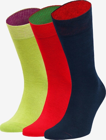 Von Jungfeld Socken in Blau: predná strana