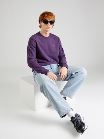 LEVI'S ® - Regular Fit Sweatshirt 'The Original HM Crew' em roxo