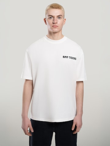 MAD TIGERS Shirt 'Creative Studios' in White: front