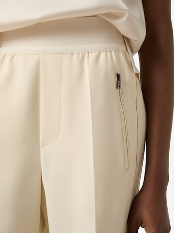 BOGNER Loose fit Trousers with creases 'Ilvy' in Beige