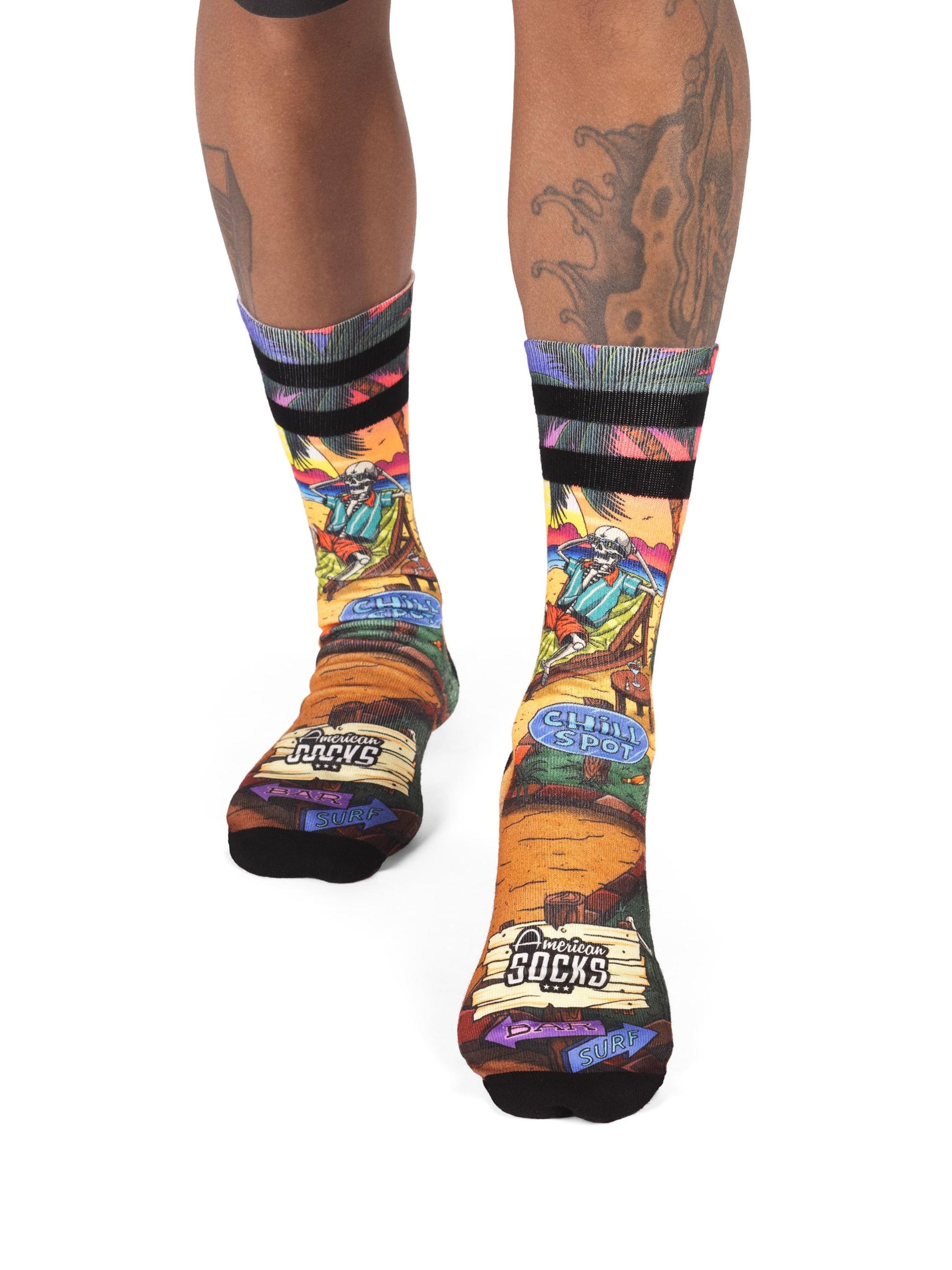 American Socks - Calcetines 'Chiller' en marrón