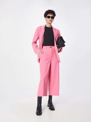 Fransa Wide leg Trousers with creases 'MILENA' in Pink