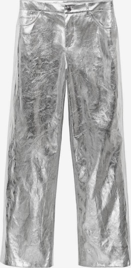 Pantaloni MANGO pe argintiu, Vizualizare produs