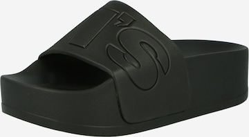 LEVI'S Pantolette 'June' in Schwarz: front