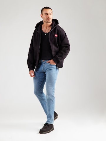 JACK & JONES Regularen Kavbojke 'JWHGLENN JJORIGINAL' | modra barva