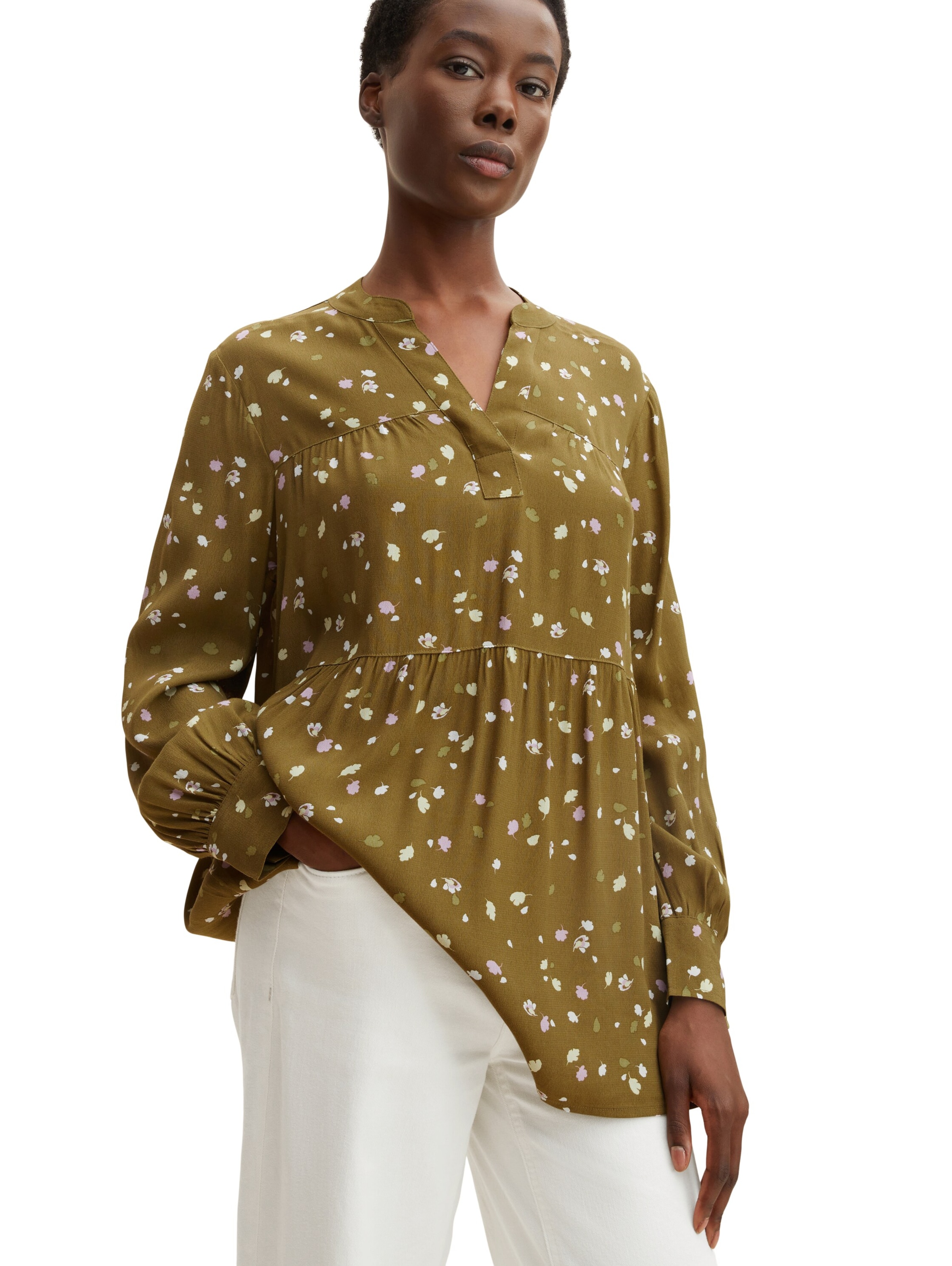 TOM TAILOR Pluus, värv roheline