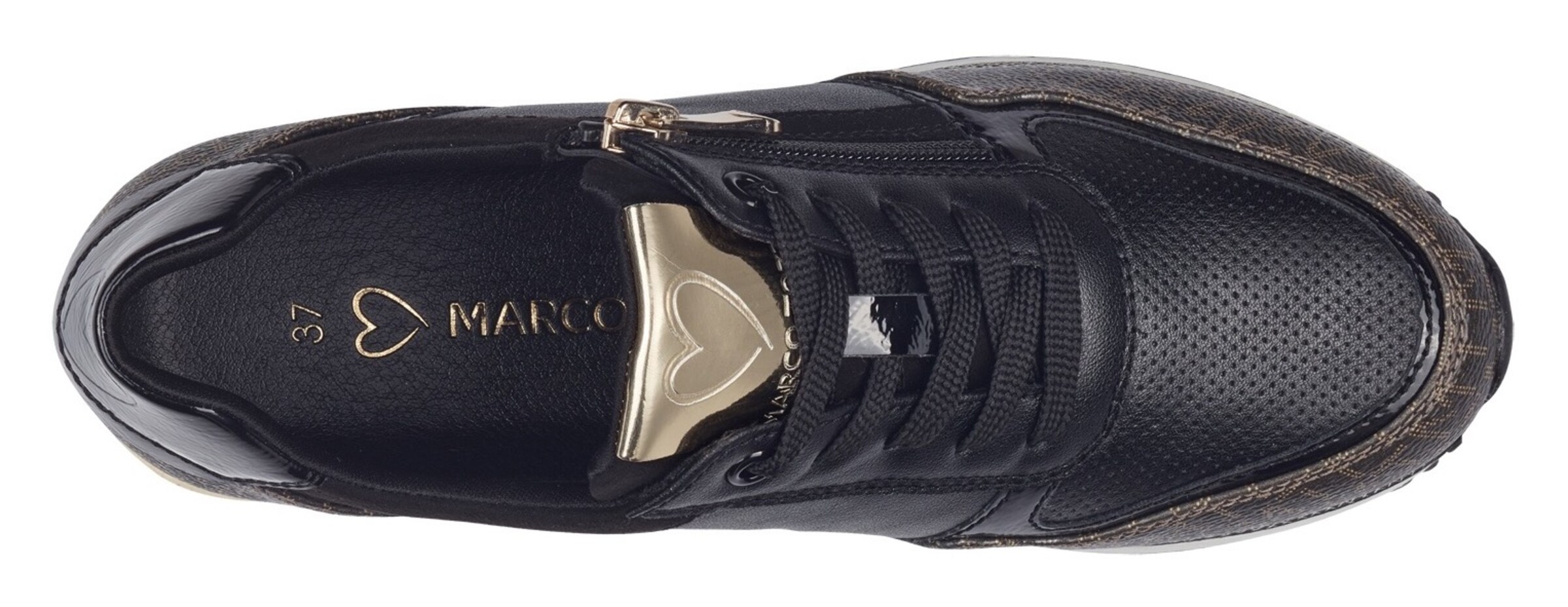 MARCO TOZZI Sneaker in Schwarz
