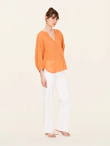 Odd Molly Blouse 'Tuesday' in Oranje