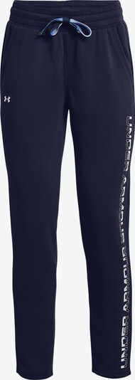 UNDER ARMOUR Workout Pants in Night blue / White, Item view