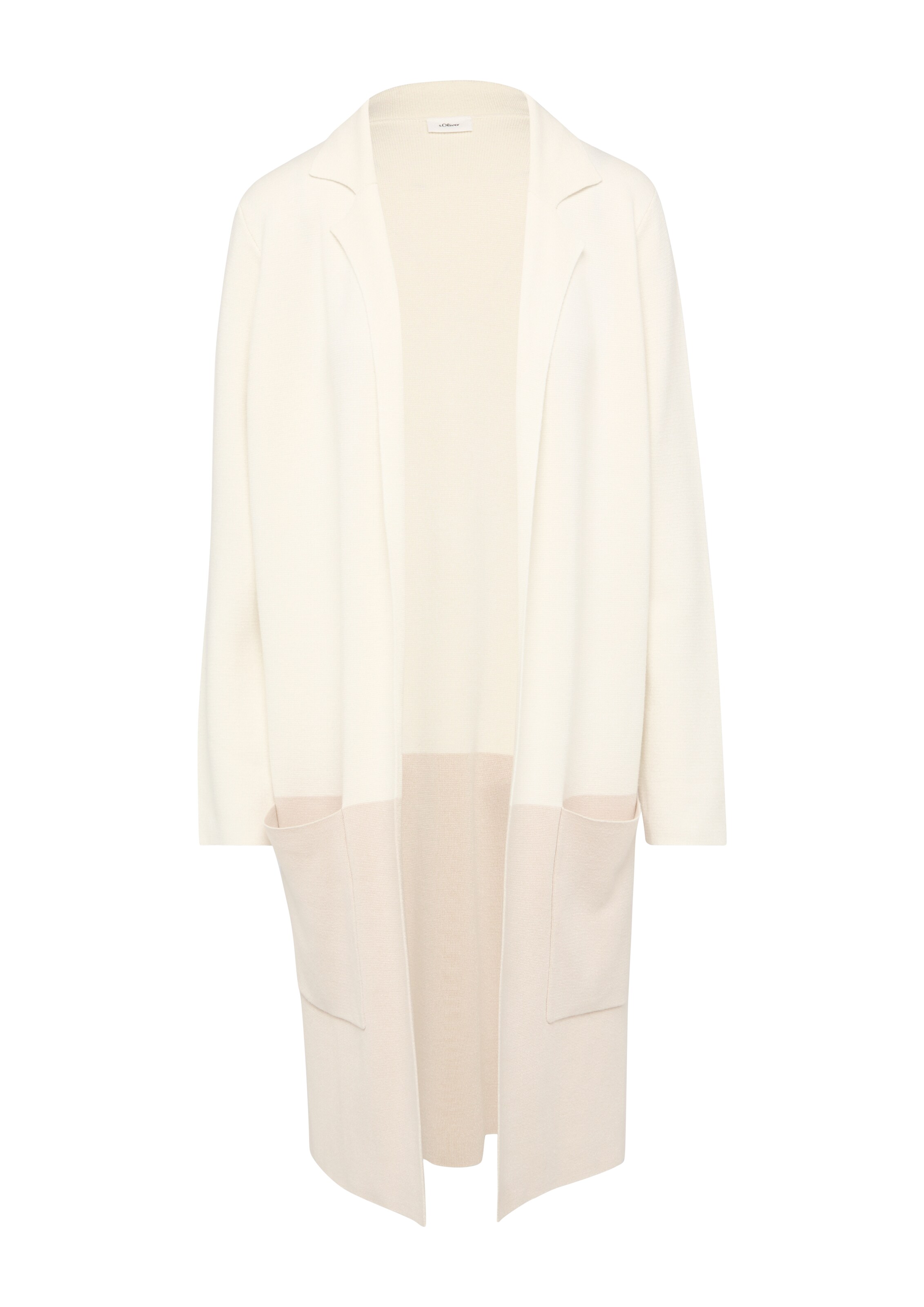 Cardigan s.Oliver BLACK LABEL en beige : devant