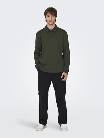 Only & Sons Mikina 'Bennett' – zelená