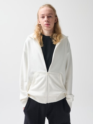NoWear Sweatvest in Wit: voorkant