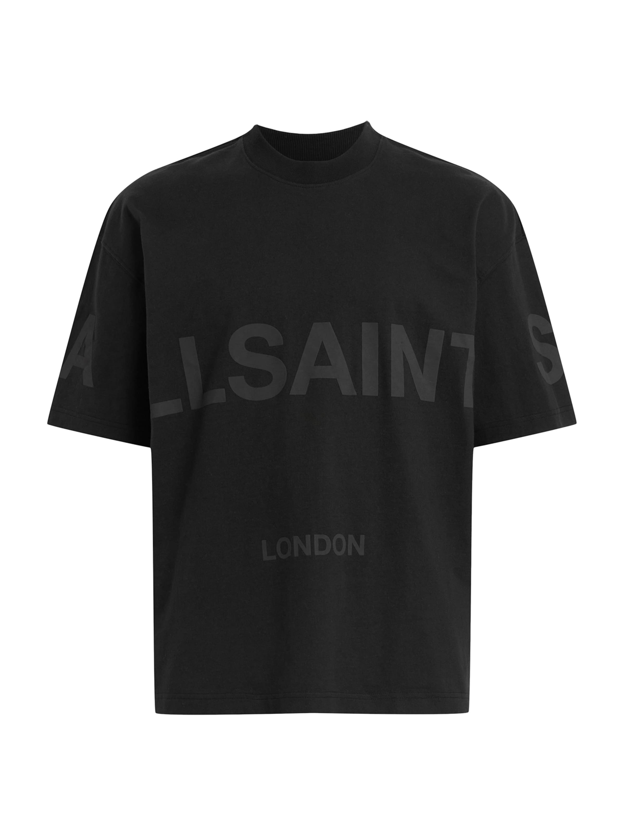 AllSaints Μπλουζάκι 'BIGGY' σε μαύρο: μπροστά