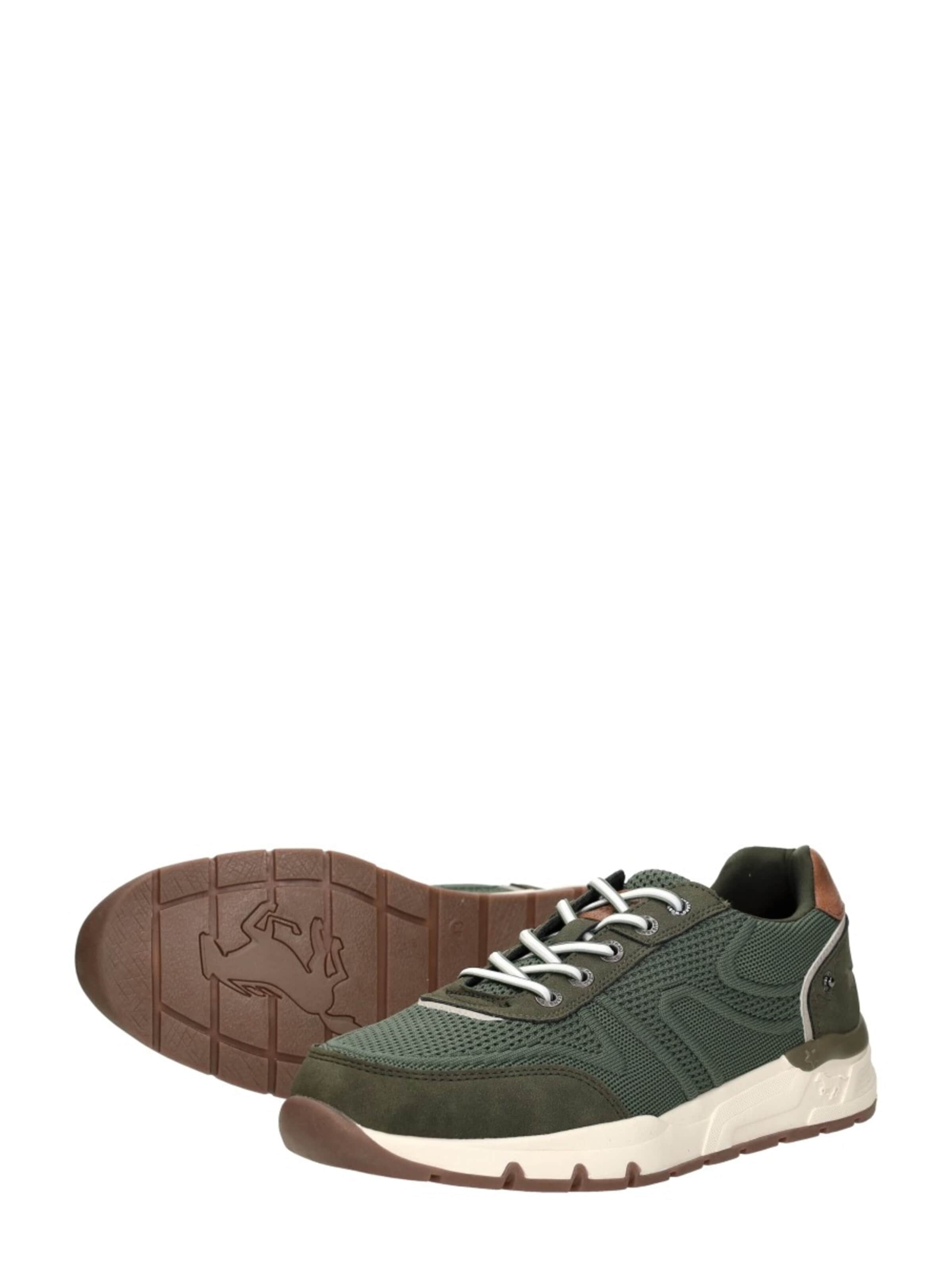 MUSTANG Sneakers laag 'Sneakers Laag' in Groen