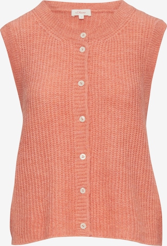 Cardigan s.Oliver en orange : devant