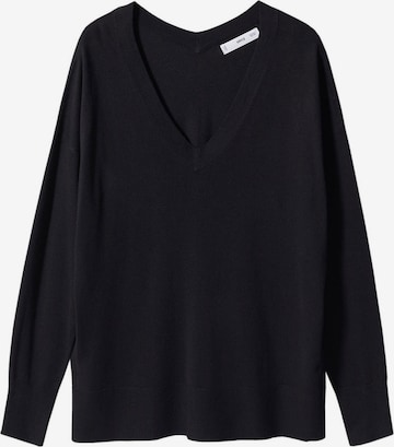 MANGO Sweater 'LOMBIA' in Black: front
