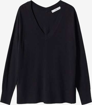 MANGO Pullover 'LOMBIA' in Schwarz: predná strana