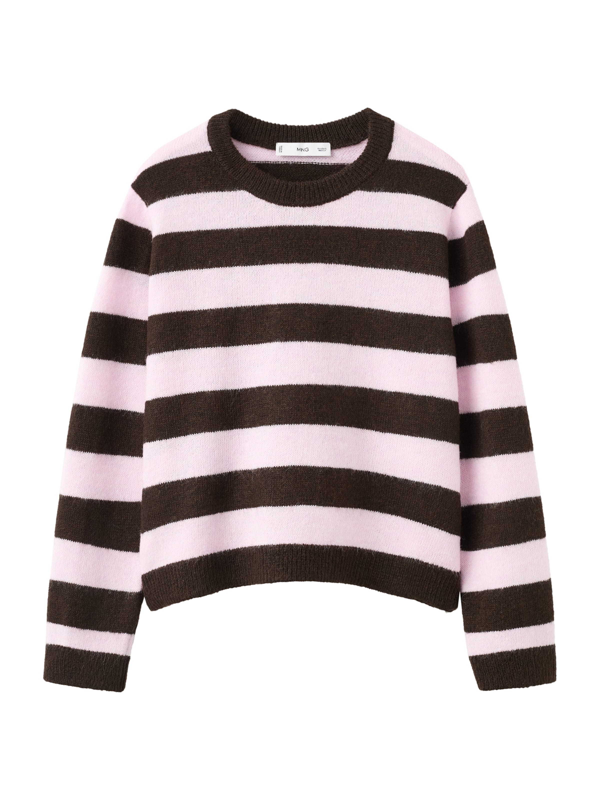 MANGO Trui 'ARBOL' in Roze: voorkant