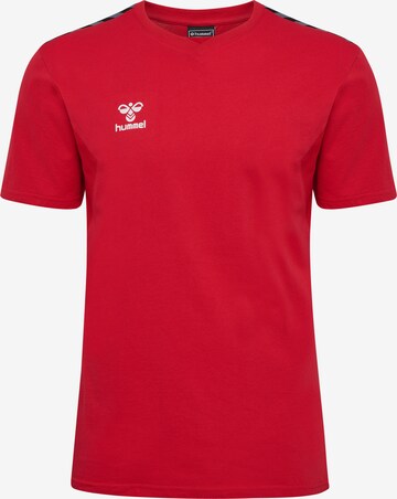 T-Shirt fonctionnel Hummel en rouge : devant