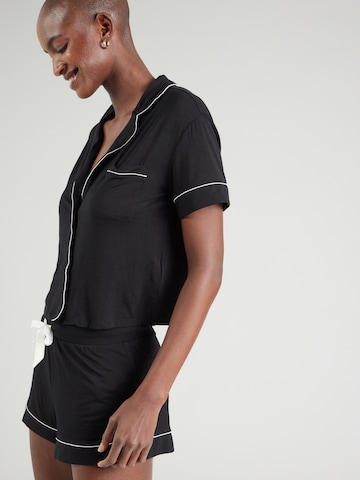 Hunkemöller Pajama Shirt 'Essential' in Black