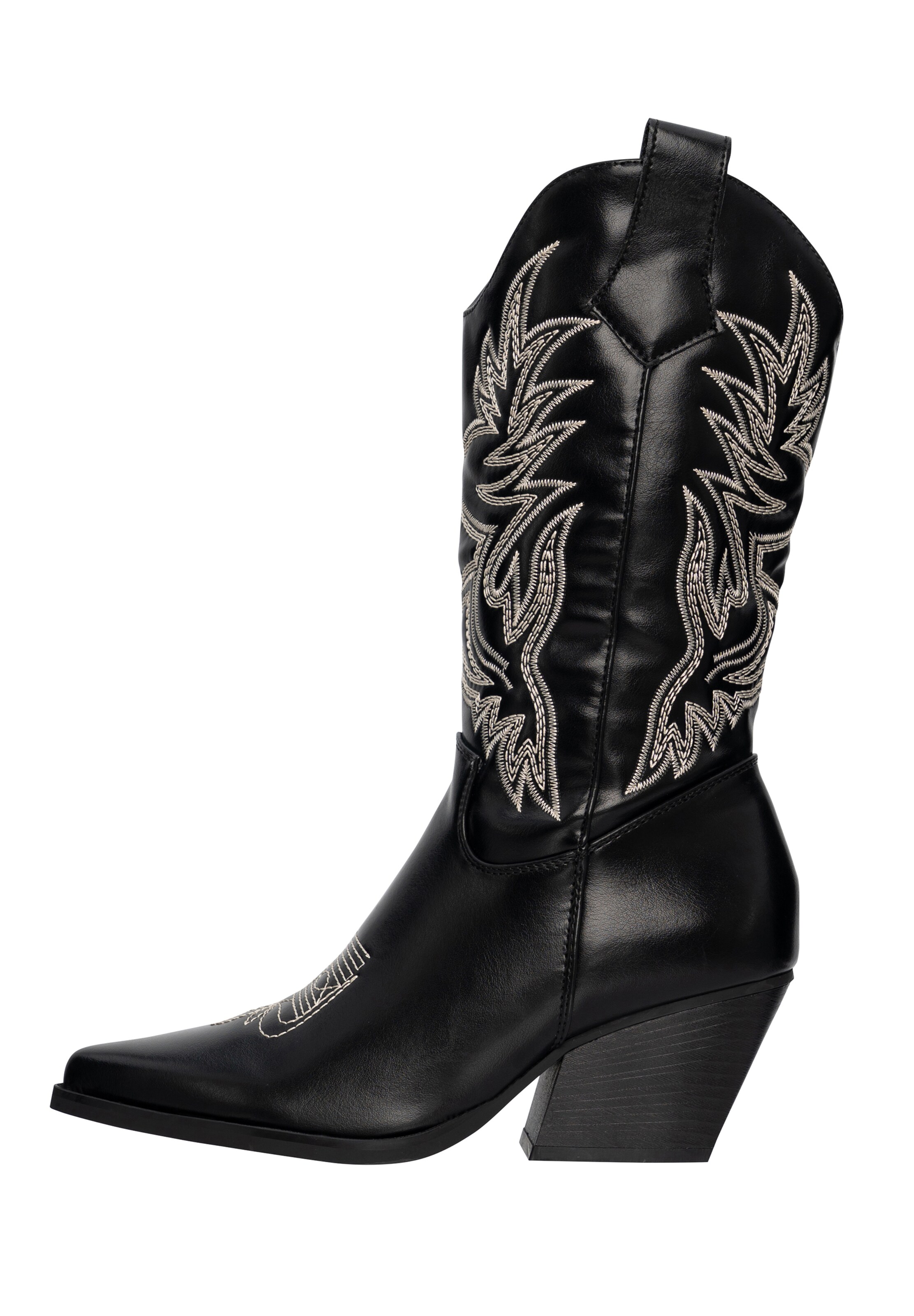 Salinyang Comwboystøvler i sort