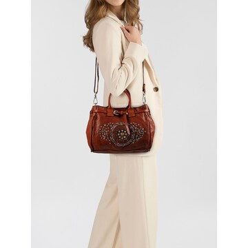 Borsa a mano 'Rossella' di Campomaggi in rosso: frontale