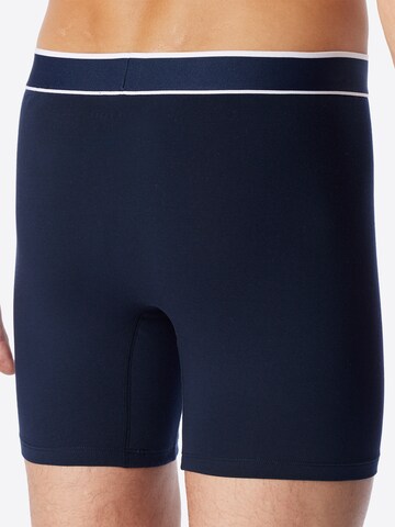 SCHIESSER Langer Boxershort ' 95/5 Multi ' in Blau