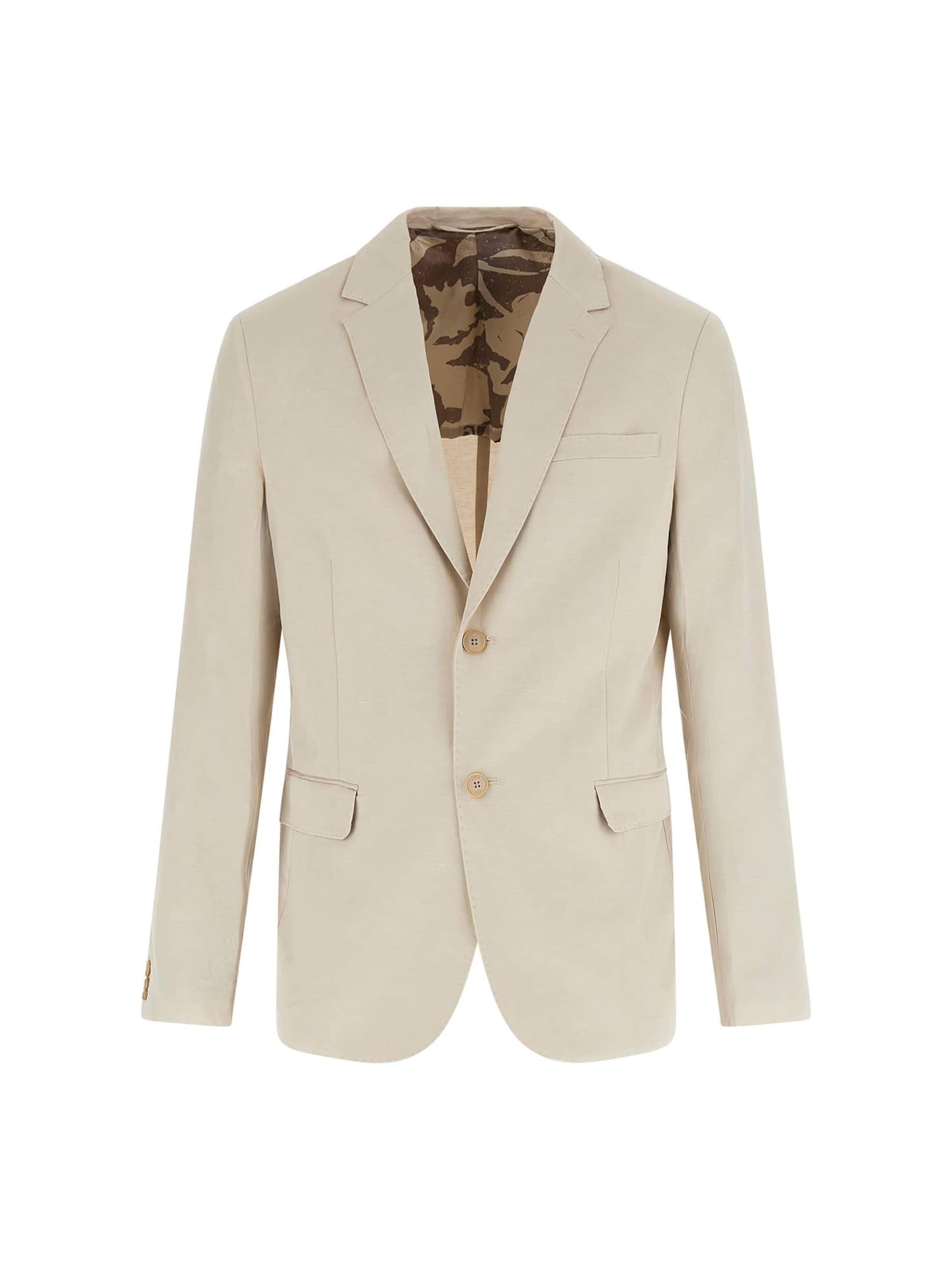 GUESS Regular fit Suit Jacket in Beige: front