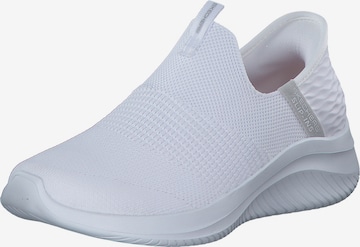 SKECHERS Slip-Ons 'Ultra Flex 3.0' in White: front